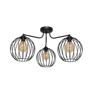 Luster prisadený MERCURE 3xE27/15W/230V čierna P-1388/3 BK vyobraziť