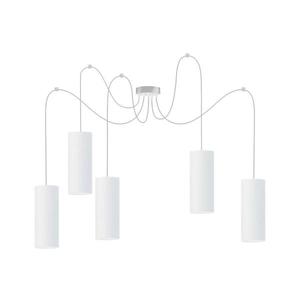 Luster na lanku ZIK 5xE27/40W/230V pavúk biela 0958 vyobraziť