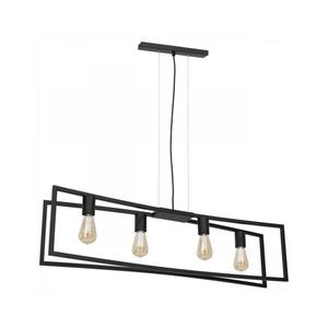 Luster na lanku TUNJA 4xE27/60W/230V čierna 1760 vyobraziť