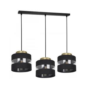 Luster na lanku HAVARD 3xE27/60W/230V čierna/mosadz 1848 vyobraziť