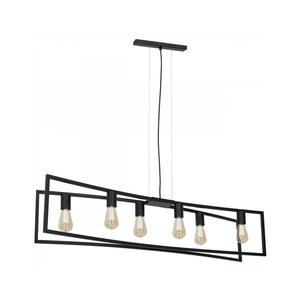 Luster na lanku TUNJA 6xE27/60W/230V čierna 1761 vyobraziť