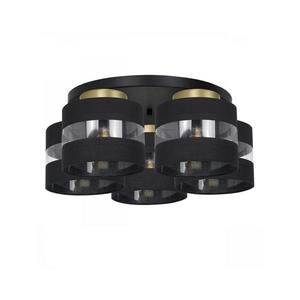 Prisadený luster HAVARD 5xE27/60W/230V čierna/mosadz 1846 vyobraziť