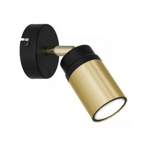 Nástenné bodové svietidlo NEST 1xGU10/8W/230V čierna/mosadz 1794 vyobraziť