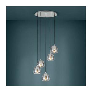 Eglo 39668 - Luster na lanku ALBARINO 5xE27/40W/230V dymová 39668 vyobraziť