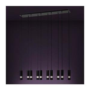 Eglo 39707 - LED Luster na lanku BERNABETA 10xGU10/4, 6W/230V čierna 39707 vyobraziť