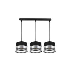 Luster na lanku MILO 3xE27/60W/230V strieborná/čierna 0345 vyobraziť