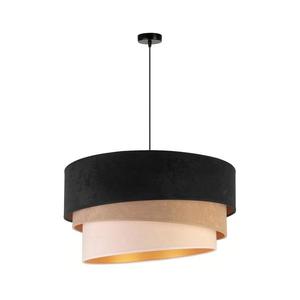 - Luster na lanku DEVON 1xE27/40W/230V pr. 45 cm čierna/béžová 8018 vyobraziť