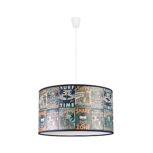 - Detský luster na lanku PRINT M 1xE27/40W/230V pr. 35 cm plagáty 80931 vyobraziť