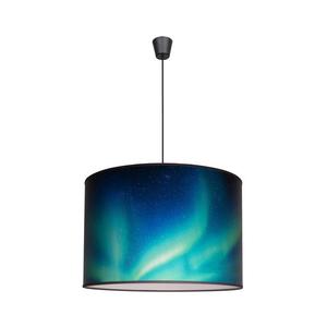 - Luster na lanku PRINT L 1xE27/40W/230V pr. 45 cm čierna/tyrkysová 81457 vyobraziť