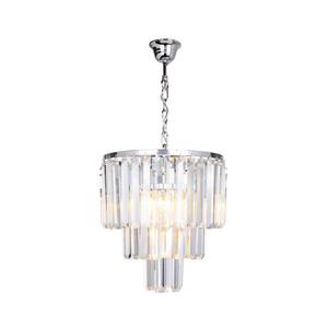 Zuma Line 17106/3+1-CHR - Krištáľový luster na reťazi AMEDEO 4xE14/40W/230V 17106/3+1-CHR vyobraziť