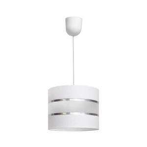 Luster na lanku HELEN 1xE27/15W/230V biela W-0801/1 WT+SL+MAT vyobraziť