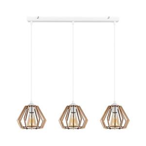Luster na lanku BERGO 3xE27/60W/230V biela 0009 vyobraziť