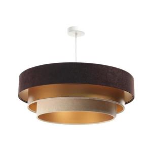 Luster na lanku TRINITI 1xE27/60W/230V hnedá/zlatá/béžová 050-077-60 vyobraziť