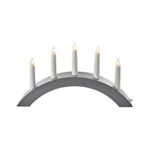 Vianočný svietnik 5xE10/15W/230V šedá DCAZ02 vyobraziť