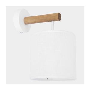 Nástenná lampa DEVA 1xE27/60W/230V biela/drevo 4108 vyobraziť