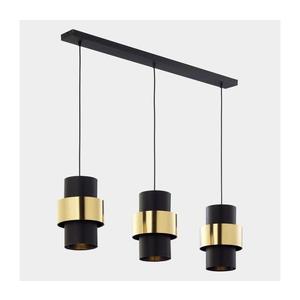 Luster na lanku CALISTO 3xE27/15W/230V zlatá/čierna 4378 vyobraziť