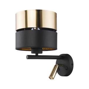 LED Nástenná lampa HILTON 1xE27/15W/230V + LED/3W/230V mosadz/čierna 2579 vyobraziť