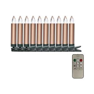 SADA 10x LED Vianočná dekorácia LED/1xAAA + diaľkové ovládanie PMLC10WRGB vyobraziť