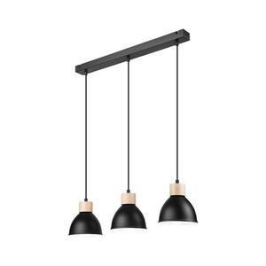 Luster na lanku NICO 3xE27/60W/230V čierna LM-3.143 black vyobraziť