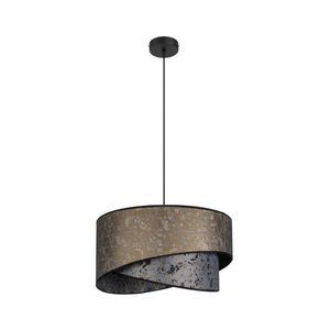 Luster na lanku REZO 1xE27/60W/230V šedá/zlatá 0052 vyobraziť