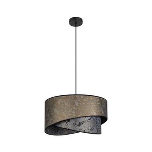 Luster na lanku REZO 1xE27/60W/230V šedá/zlatá 0020 vyobraziť