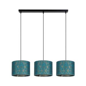 Luster na lanku REZO 3xE27/60W/230V tyrkysová 0026 vyobraziť