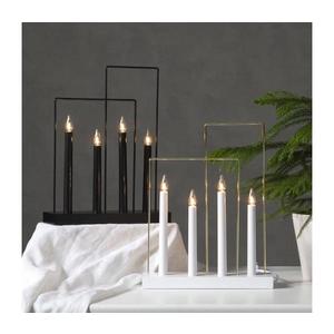 Eglo 410985 - Vianočný svietnik GLOSSY FRAME 4xE10/3W/230V biela 644-71 vyobraziť