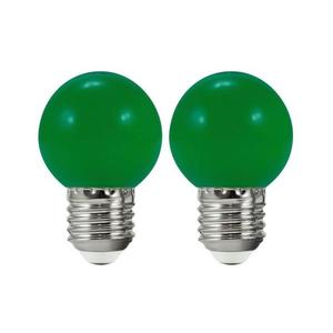 SADA 2x LED Žiarovka PARTY E27/0, 5W/36V zelená 3000K 308771 vyobraziť