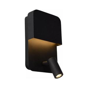 Lucide 79200/08/30 - LED Nástenné svietidlo BOXER LED/5W/230V + LED/5W USB čierna 79200/08/30 vyobraziť