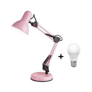 Brilagi - LED Stolná lampa ROMERO 1xE27/10W/230V ružová BG0259 + BG0207 vyobraziť