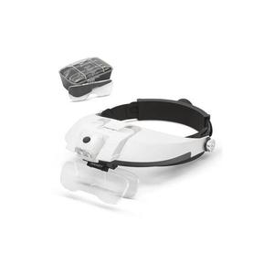 Lupa na čelo s LED osvetlením 3xAAA + sada šošoviek GL-10794A vyobraziť