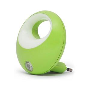 LED Orientačné svietidlo so senzorom do zásuvky LED/1W/230V zelená GL-20275GR vyobraziť