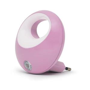 LED Orientačné svietidlo so senzorom do zásuvky LED/1W/230V ružová GL-20275VL vyobraziť