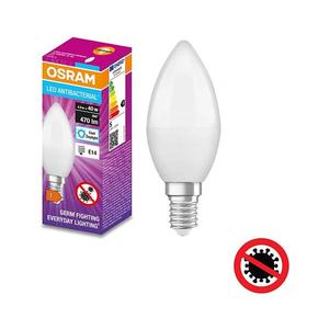 LED Antibakteriálna žiarovka B40 E14/4, 9W/230V 6500K - Osram 4058075561335 vyobraziť
