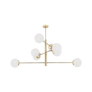 Argon 5043 - Luster na tyči CAMERON 8xE27/15W/230V mosadz 5043 vyobraziť