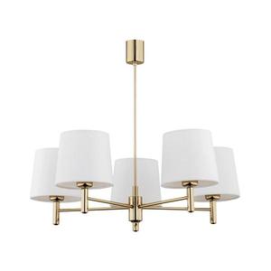 Argon 2106 - Luster na tyči PONTE 5xE27/15W/230V mosadz/krémová 2106 vyobraziť