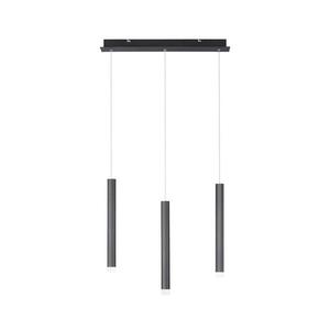Leuchten Direkt 15203-18 - LED Luster na lanku 3xLED/4, 8W/230V čierna 15203-18 vyobraziť