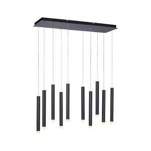 Leuchten Direkt 15206-18 - LED Luster na lanku 10xLED/4, 8W/230V čierna 15206-18 vyobraziť