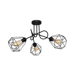 Prisadený luster KARO 3xE27/15W/230V čierna W-2016/3+1311S BK vyobraziť