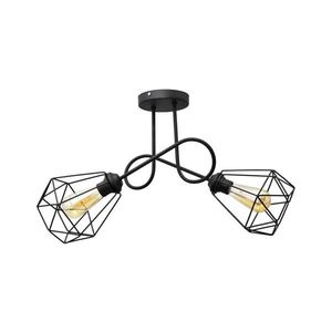 Prisadený luster KARO 2xE27/15W/230V čierna W-2016/2+1311S BK vyobraziť