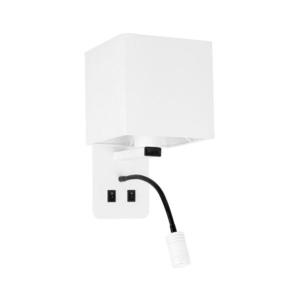 LED Nástenné svietidlo MAGNUM 1xE27/40W/230V + LED/3W biela 21-75666 vyobraziť