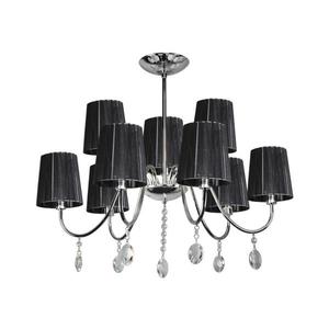 Luster na tyči SORENTO 9xE14/40W/230V čierna 39-38074 vyobraziť