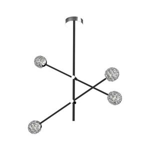 Luster na tyči PAKSOS 4xG9/5W/230V čierna A0032-341 vyobraziť