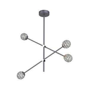 Luster na tyči PAKSOS 4xG9/5W/230V šedá A0032-340 vyobraziť