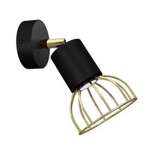 Nástenné bodové svietidlo DANTE 1xGU10/25W/230V čierna/zlatá MLP7245 vyobraziť