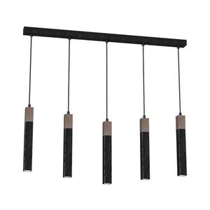 Luster na lanku SOLO 5xGU10/MR11/40W/230V čierna MLP7471 vyobraziť