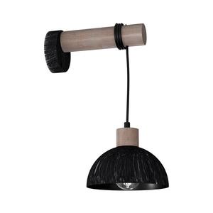 Nástenné svietidlo ERIK 1xE27/60W/230V hnedá/čierna MLP7638 vyobraziť