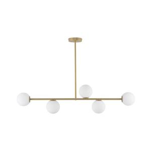 Luster na tyči GAMA 5xG9/12W/230V zlatá 33334 vyobraziť