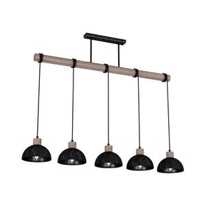 Luster na lanku ERIK 5xE27/60W/230V hnedá/čierna MLP7641 vyobraziť