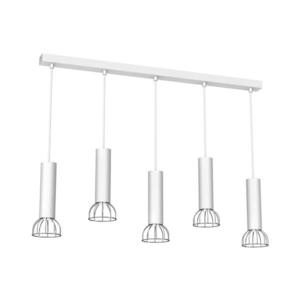Luster na lanku DANTE 5xGU10/25W/230V biela/lesklý chróm MLP7367 vyobraziť
